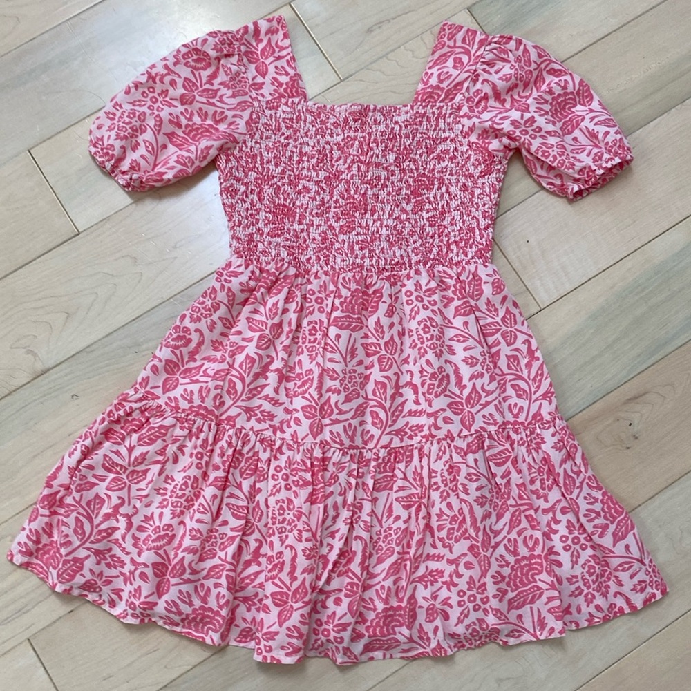 EGG super soft floral smocked dress 7